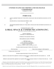 Loral Space & Communications, Inc.