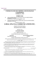 Loral Space & Communications, Inc.