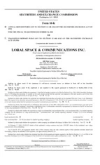 Loral Space & Communications, Inc.