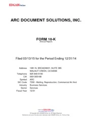 ARC Document Solutions Inc