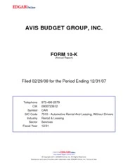 Avis Budget Group, Inc