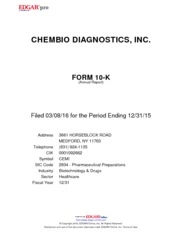 Chembio Diagnostics, Inc.