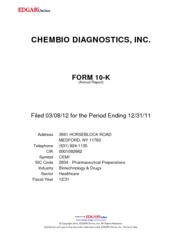 Chembio Diagnostics, Inc.