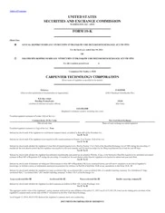 Carpenter Technology Corp.