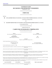 Carpenter Technology Corp.