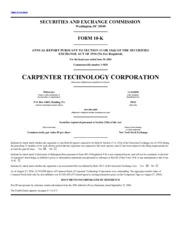 Carpenter Technology Corp.