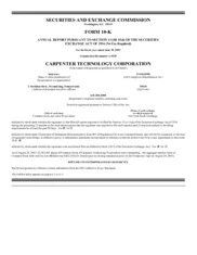 Carpenter Technology Corp.