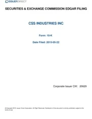 CSS Industries Inc.