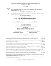 CVD Equipment Corporation