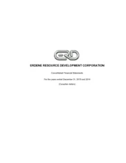 Erdene Resource Development Corporation.