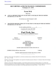 Fuel-Tech, Inc.