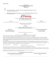 J. C. Penney Company, Inc