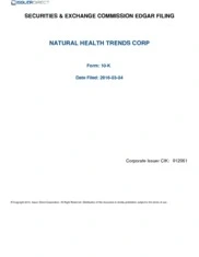 Natural Health Trends Corp.