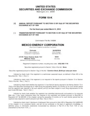 Mexco Energy Corporation