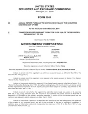 Mexco Energy Corporation