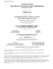CCA Industries Inc.