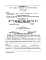 Huttig Building Products Inc.