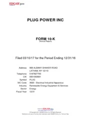 Plug Power Inc.