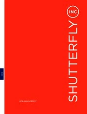 Shutterfly, Inc. - AnnualReports.com