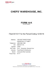 The Chefs Warehouse