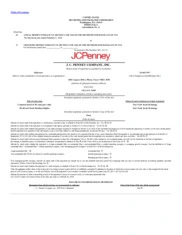 J. C. Penney Company, Inc