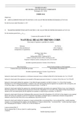 Natural Health Trends Corp.