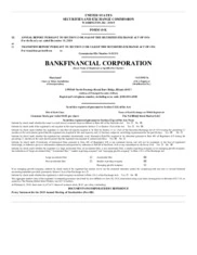 BankFinancial Corporation