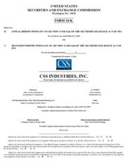 CSS Industries Inc.