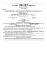 Huttig Building Products Inc.