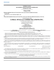 Loral Space & Communications, Inc.