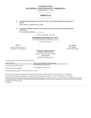 Kindred Biosciences Inc