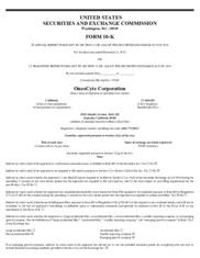 OncoCyte Corporation