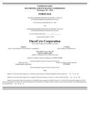 OncoCyte Corporation