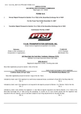P.A.M. Transportation Services, Inc.