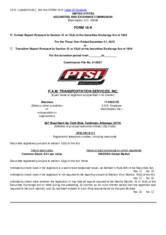 P.A.M. Transportation Services, Inc.
