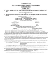 School Specialty Inc.
