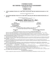 School Specialty Inc.