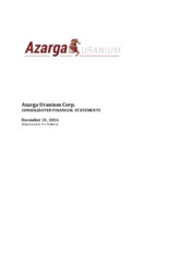 Azarga Uranium Corp.