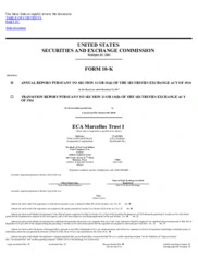 ECA Marcellus Trust I