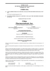 Citius Pharmaceuticals, Inc.