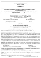 Research Solutions, Inc.
