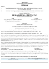 Research Solutions, Inc.