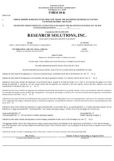 Research Solutions, Inc.