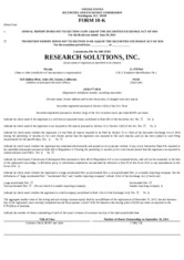 Research Solutions, Inc.