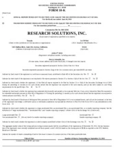 Research Solutions, Inc.