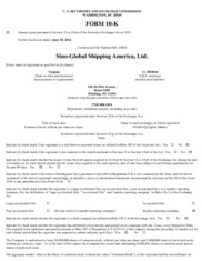 Sino-Global Shipping America, Ltd.