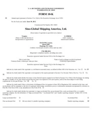 Sino-Global Shipping America, Ltd.