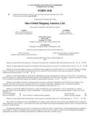 Sino-Global Shipping America, Ltd.