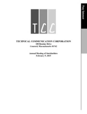 Technical Communications Corporation