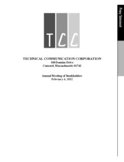 Technical Communications Corporation
